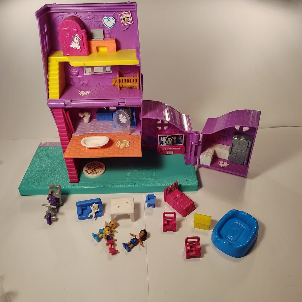 Polly Pocket Pollyville Pocket House GFP42 2019 Dolls Accessories Playset